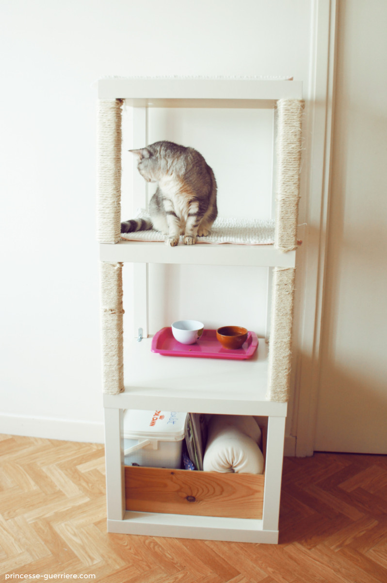 Ikea Lack Modern Tree Cat