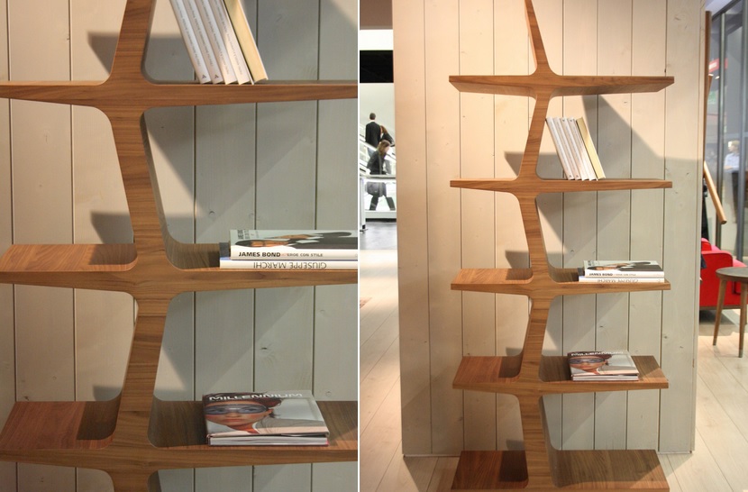 bookshelf modern tree cat
