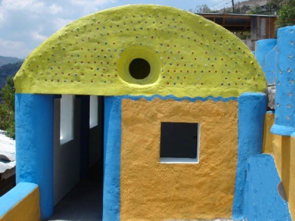 plastic bottle house