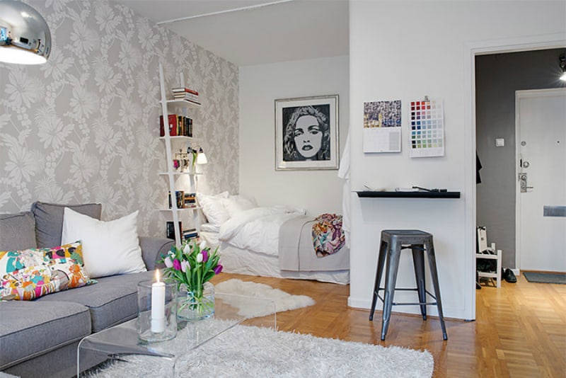 38 sq m apartment in Scandinavian style
