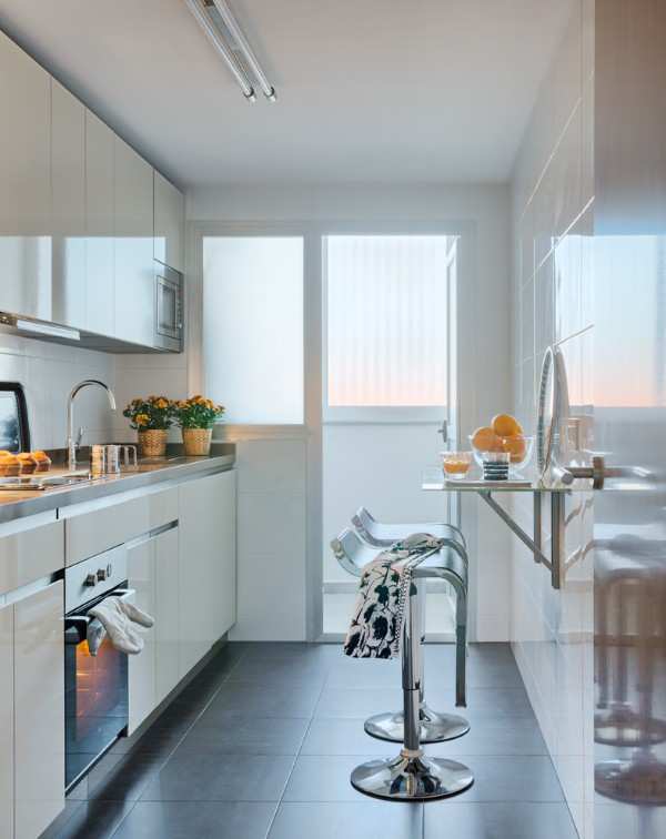 кухня с балконом дизайн интерьер фото, фото 26