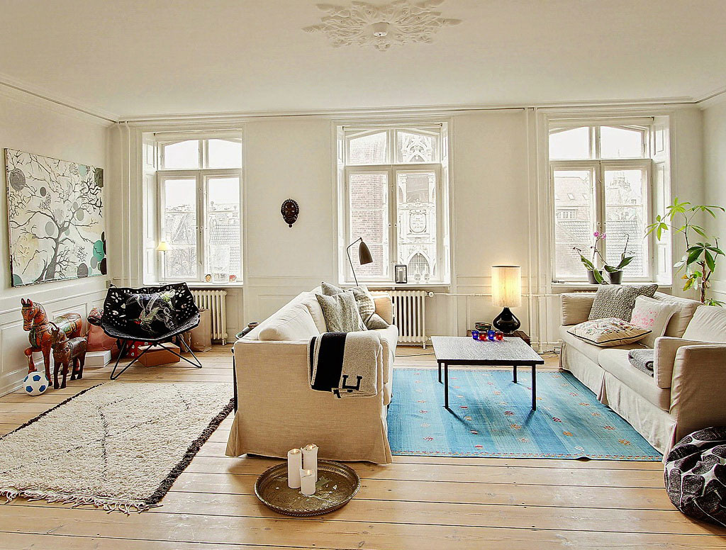 Типичный интерьер шведской квартиры