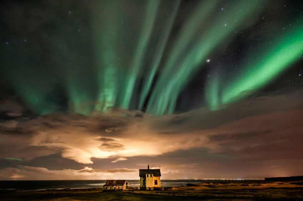 Уединенный дом в Исландии