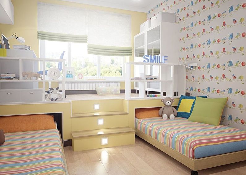 дизайн комнаты для мальчика и девочки