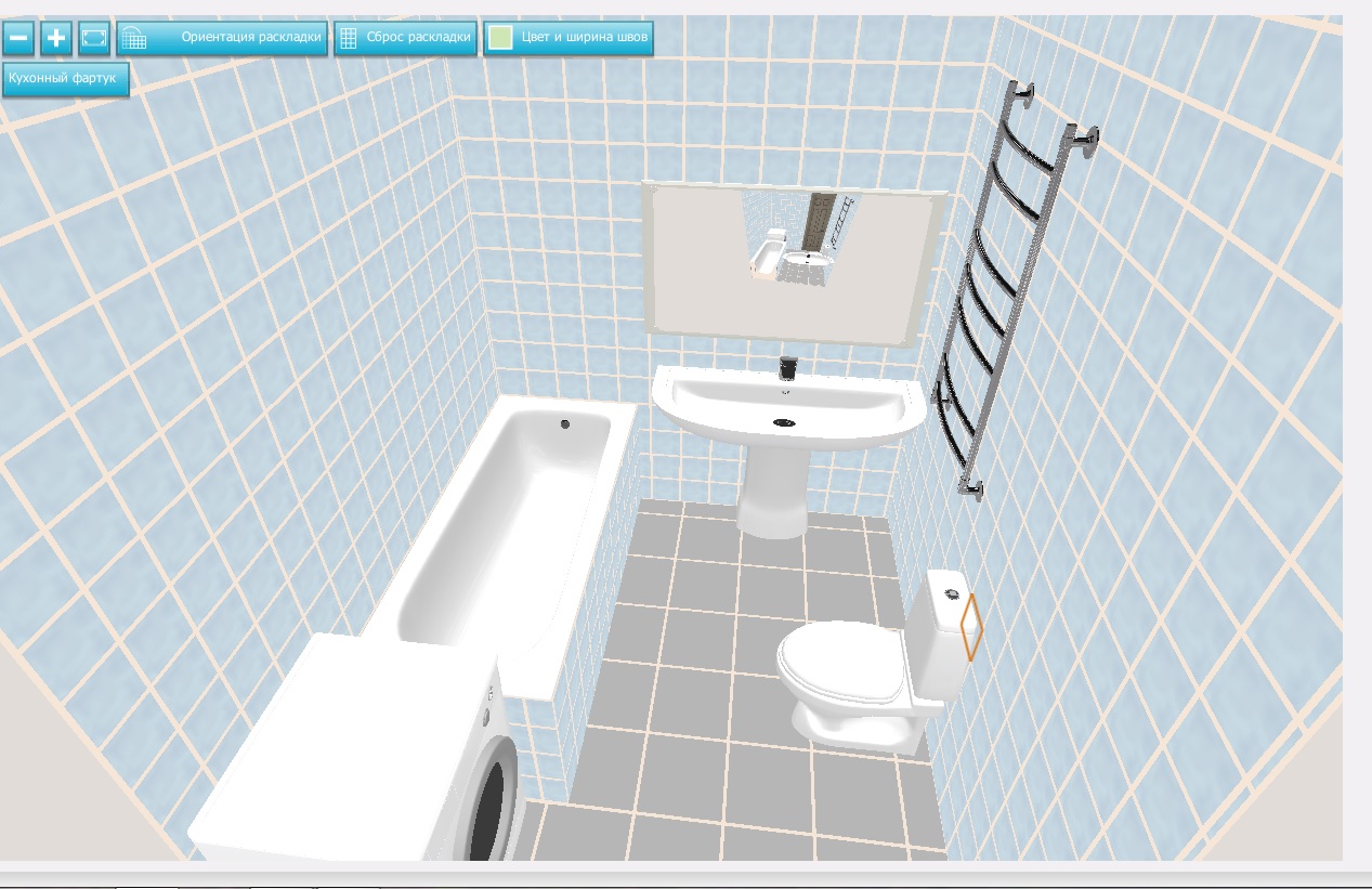 Сделать онлайн ванную комнату планировщик интерьера на русском