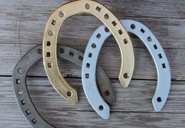 An iron horseshoe has long been considered as a talisman against evil forces
