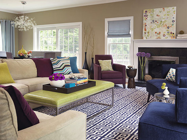 colored sofas
