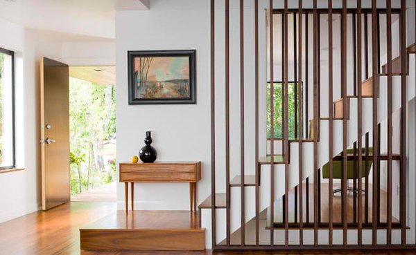 simple wooden staircase