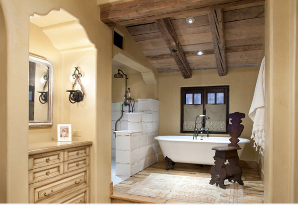 Italian Rustic Bathroom Retreat
