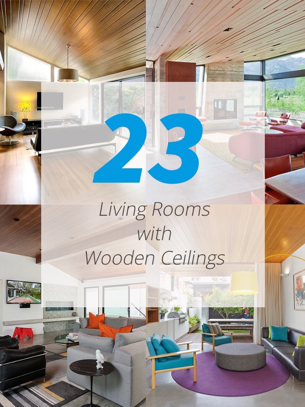 wooden ceiling living