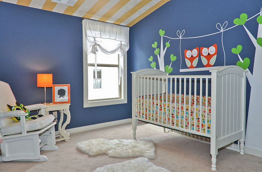 Красивый проект детской комнаты для младенца от Signature Homes