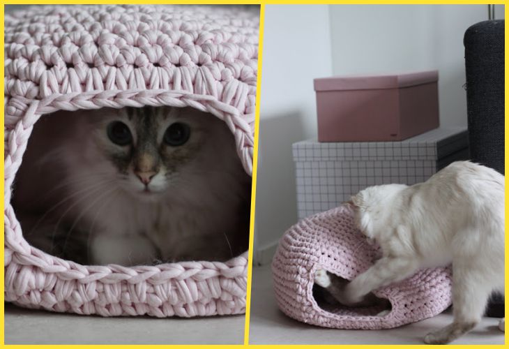 30 Домиков для кошек, которые можно сделать самостоятельно