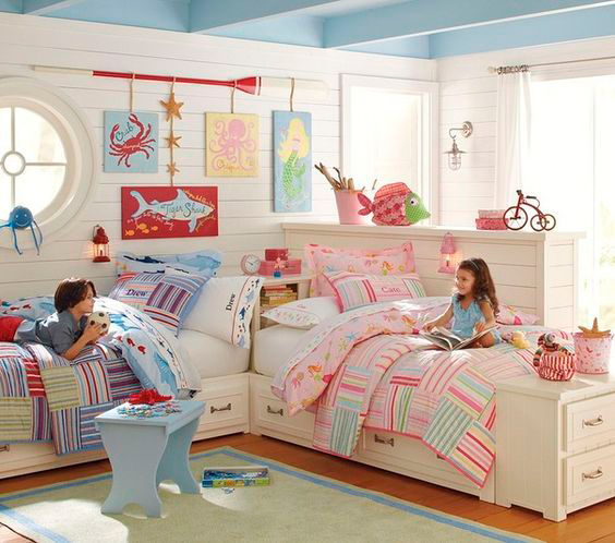 фото комнаты для двух разнополых детей
