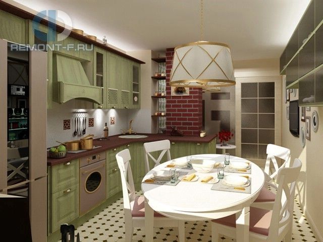 Кухня в стиле прованс. 34 фото интерьеров