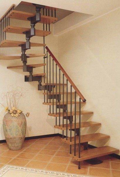 Модульные лестницы особенно популярны в современных частных домах.