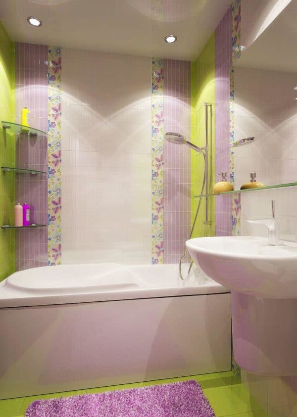 дизайн ванной совмещенной с туалетом фото