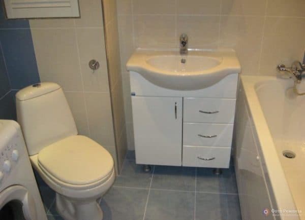 совмещенная ванна с туалетом дизайн фото