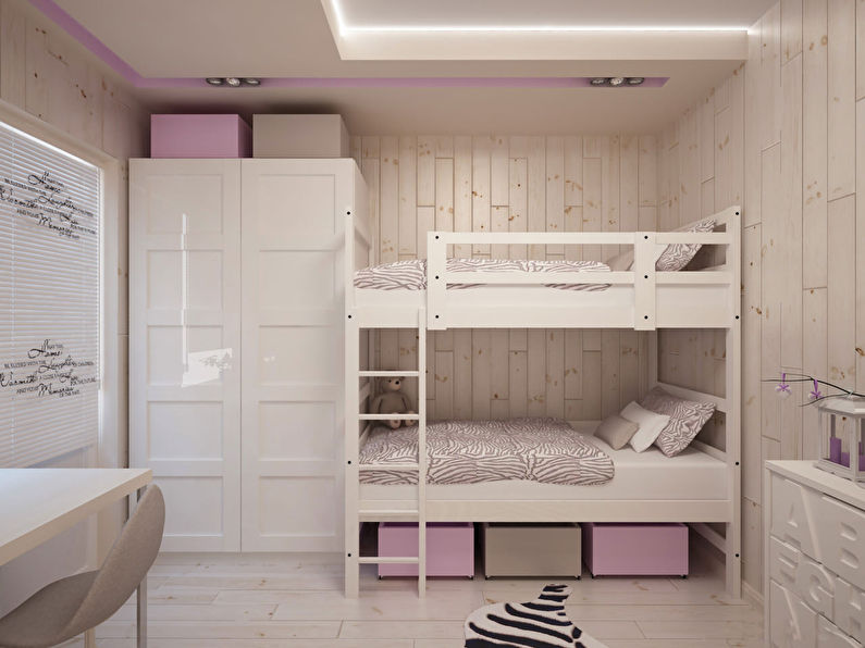 Дизайн маленькой детской комнаты 9-10 кв.м. - фото