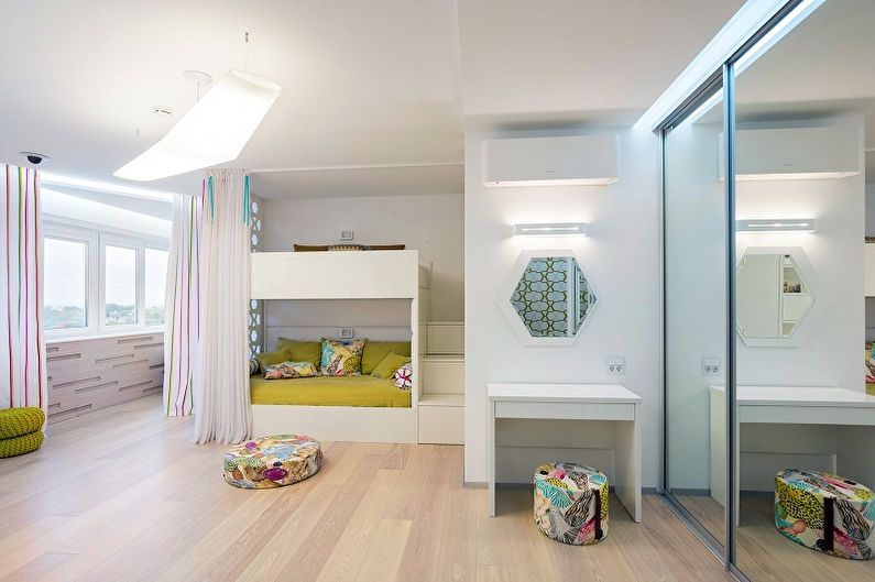 Дизайн детской комнаты для мальчика и девочки - Стиль