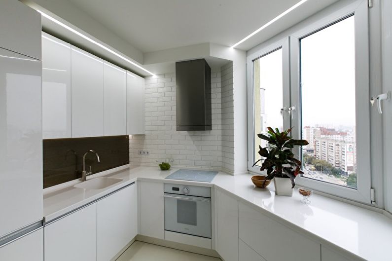 Дизайн интерьера кухни в современном стиле - фото