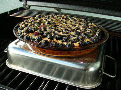 bbq cake blueberry clafouti source: http://pattycake.ca/node/188