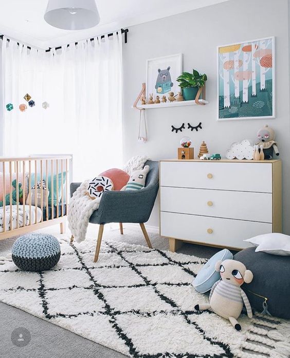 Дизайн комнаты для младенца