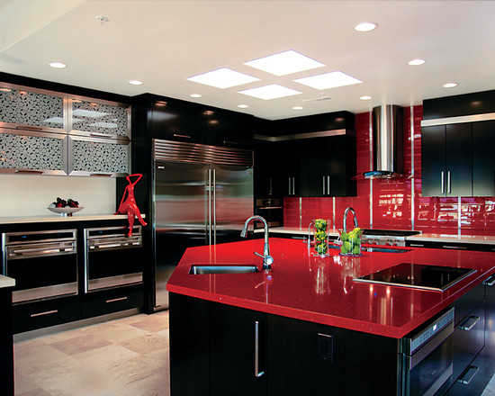 красно-черная кухня